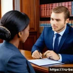 베냉에서의 법률 상담 및 변호사 이용 - **Prompt 1: Trust and Guidance in Legal Consultation**
    "A professional and empathetic Beninese f...